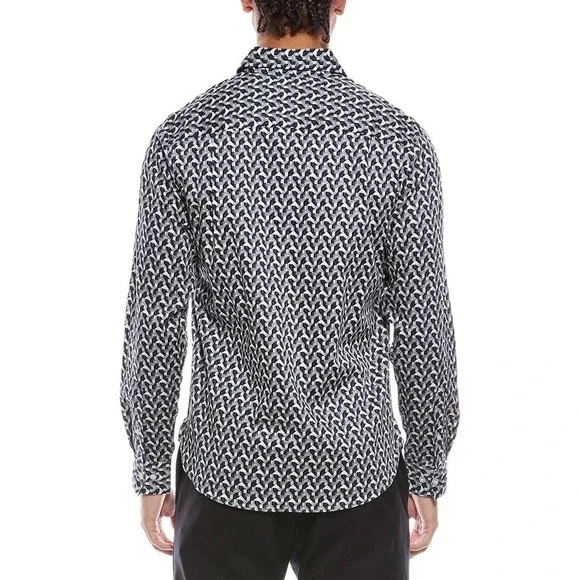Ted Baker London Men S SOREN LS ARCHIE PRINT Slim Fit Button Down Shirt‎ NWT